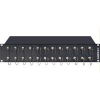 

Camplex 12-Port SC to SC Simplex Single Mode Optic Fiber Feedthru Rackmount Cabinet