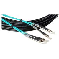 

Camplex 2-Channel Multi Mode OM3 Fiber Optic Tactical Snake Cable with ST Connector, 100'