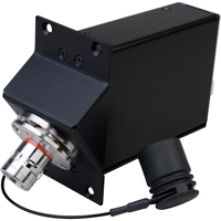 

Camplex 45 Degree SMPTE FXW Plug to 2 ST Fiber & 6-Pin AMP Interface for 2RU HYMOD Systems