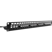 

Camplex CMX-KP-1001 Keystone Patch Panel Blank 1U/1RU 24-Port with Cable Manager
