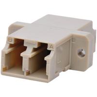 

Camplex LC to LC Multimode Duplex Fiber Optic Coupler Adapter with Flange and Bronze Sleeve