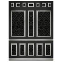 

Click Props Wallpapered Panels Black Elegant Wall Backdrop, Large