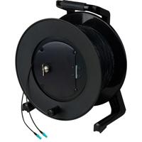 

Camplex 1000' TAC1 Simplex 1-Channel OM3 Multimode LC Fiber Optic Tactical Cable Reel, Aqua