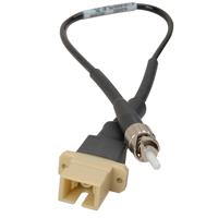 

Camplex SC Female to ST Male OM3 Multimode Fiber Tactical Adapter Cable, 6"