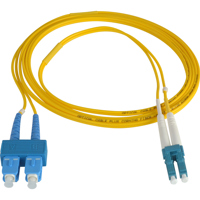 

Camplex 98.4' 9/125 Singlemode Duplex LC to SC Fiber Optic Patch Cable, Yellow