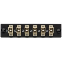 

Camplex CMX-MP06SCM 6 Port SC Simplex 50/62/5 Multimode Fiber Adapter Plate Module with Phosphor Bronze Connectors