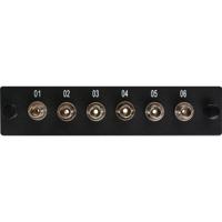 

Camplex 6-Port ST Singlemode Fiber Adapter Plate Module with Ceramic Connectors, Yellow