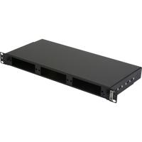 

Camplex 1RU Economy Fiber Optic Panel for 19" Rack, Holds 3 Modules