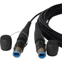 

Camplex OpticalCON DUO to DUO Singlemode X-TREME Tactical Fiber Cable, 250'