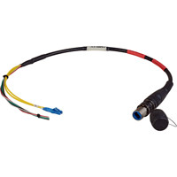 

Camplex 3' opticalCON DUO SMPTE to Duplex LC Fiber Optic Cable with Tinned Copper