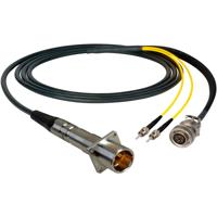 

Camplex 25' LEMO PBW to Duplex ST and 5-Pin AMP Power In-Line SMPTE Hybrid Fiber Optic Breakout Cable