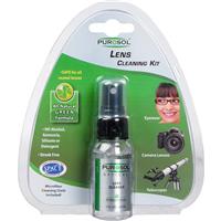 

Purosol Multi Purpose Optical Lens Cleaning Kit: 1.0 Oz. Pump Spray Lens CleanerBottle & 6x6" Microfiber Cleaning Cloth