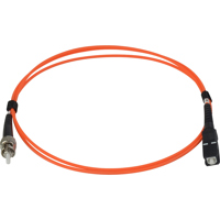 

Camplex 32.8' OM1 62.5/125 Multimode Simplex ST to SC Fiber Optic Patch Cable, Orange