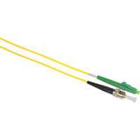 

Camplex 16.4' 9/125 Singlemode Simplex APC LC to UPC ST Fiber Optic Adapter Cable, Yellow