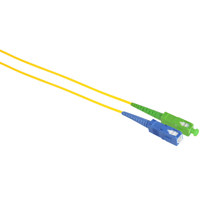 

Camplex 16.4' 9/125 Singlemode Simplex APC SC to UPC SC Fiber Optic Adapter Cable, Yellow