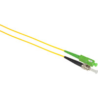 

Camplex 3.28' 9/125 Singlemode Simplex APC SC to UPC ST Fiber Optic Adapter Cable, Yellow