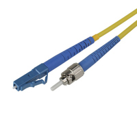 

Camplex 6.56' 9/125 Singlemode Simplex ST to LC Fiber Optic Patch Cable, Yellow