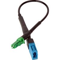 

Camplex HF-SM-LCF-ALCM UPC LC Female to APC LC Male Singlemode Fiber Optic Tactical Adapter, 6"