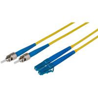 

Camplex 1m/3.28' 9u/125u Singlemode Duplex ST to LC Fiber Optic Patch Cable, Yellow