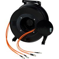 

Camplex 2000' 12-Channel OM1 ST Multimode 62.5 Micron Fiber Optic Tactical Snake Cable Reel, Orange
