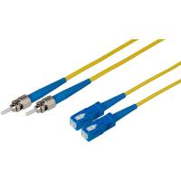 

Camplex 10m/32.81' 9u/125u Singlemode Duplex ST to SC Fiber Optic Patch Cable, Yellow