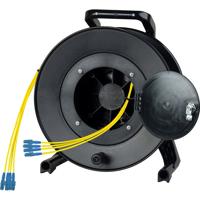 

Camplex 4-Channel LC Singlemode Fiber Optic Tactical Snake on Reel with LC Connector, 500'