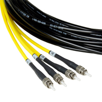 

Camplex 25' 4-Channel ST Singlemode Tactical Fiber Optical Snake Cable