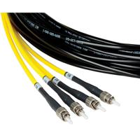 

Camplex 1250' 4-Channel OM3 Single Mode Fiber Optic Tactical Snake Cable with ST Connector