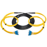 

Camplex 100' 12-Channel LC Singlemode Tactical Fiber Optical Snake Cable