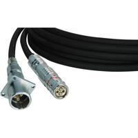 

Camplex 656' LEMO FUW Male Plug to PBW Square Flange Panel Mount Female Socket SMPTE Hybrid Fiber Optic Camera Cable