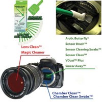 

Visible Dust MXD 1.3x Green Series Sensor Cleaning Swabs for use with Sensor Clean, VDust Formula and Smear Away, Pack of 12.