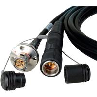 

Camplex 164' Round LEMO FMW Flange Panel Mount Male Plug to PUW Female Socket Belden UL Listed CMR SMPTE Hybrid Fiber Optic Camera Cable