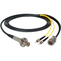 

Camplex 35' LEMO FMW to Duplex ST and 5-Pin Amp Power In-Line SMPTE Hybrid Fiber Optic Breakout Cable
