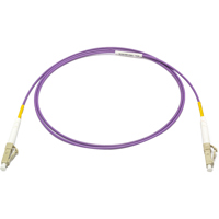 

Camplex 3.28' OM4 50/125 10/40/100G Multimode Simplex LC to LC Armored Fiber Patch Cable, Purple