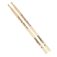 

ChromaCast 5B USA Hickory Vinny Appice Autographed Wood Tipped Drumsticks, Natural