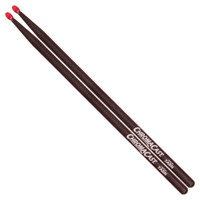 

ChromaCast 7A USA Hickory Nylon Tipped Drumsticks, Black