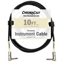 

ChromaCast Pro Series 10' Angle to Angle Instrument Cable, 23AWG, Vanilla Cream
