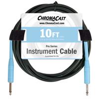 

ChromaCast Pro Series 10' Straight to Straight Instrument Cable, 23AWG, Daphne Blue
