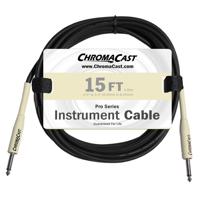 

ChromaCast Pro Series 15' Straight to Straight Instrument Cable, 23AWG, Vanilla Cream