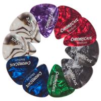 

ChromaCast Pearl Celluloid Assorted Color Guitar Pick, 10 Pack, Medium