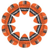

ChromaCast Speed Series Orange Celluloid Guitar Pick, 10 Pack, Medium (0.71mm)