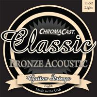

ChromaCast Classic Bronze Acoustic Guitar Strings, Light .011-.052