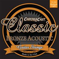 

ChromaCast Classic Bronze Acoustic Guitar Strings, Medium Light .012-.054