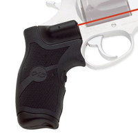

Crimson Trace Extended Rubber Overmold Red Lasergrip Set with Front Activation for the Taurus Small Frame Series Revolvers.