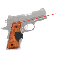 

Crimson Trace P1 Pro-Custom Lasergrip Red Laser Sight for Many 1911 Pistols, Burlwood