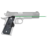 

Crimson Trace Master Series G10 Black & Gray LaserGrip Green Laser Sight for 1911 Full-Size Pistols