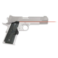 

Crimson Trace Master Series G10 Green/Black LaserGrip Red Laser Sight for 1911 Full-Size Pistols