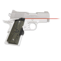 

Crimson Trace Master Series G10 Green/Black LaserGrip Red Laser Sight for 1911 Compact Size Pistols