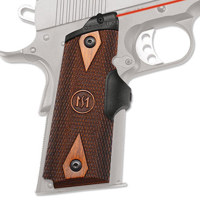 

Crimson Trace Master Series Cocobolo Wood Diamond Pattern LaserGrip Red Laser Sight for 1911 Full-Size Pistols
