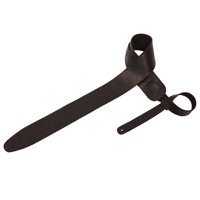 

ChromaCast Stamped Logo Leather Guitar Strap, Black
